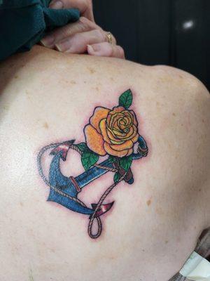 Anchor and rose, by Nathaniel @toasty body mods.