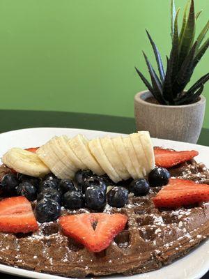 buckwheat waffle (OMG)