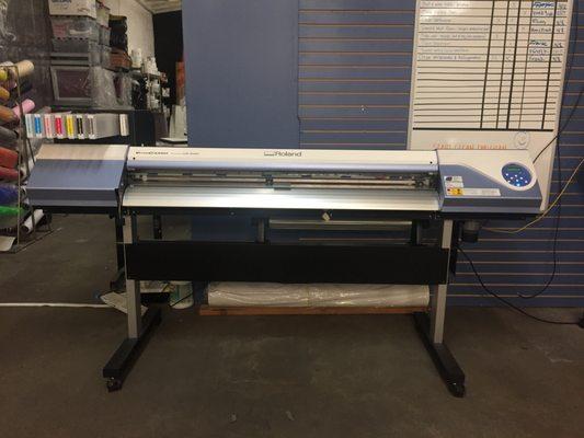 Large Format Eco-Solvent Printers capable of printing film up to 54" wide.