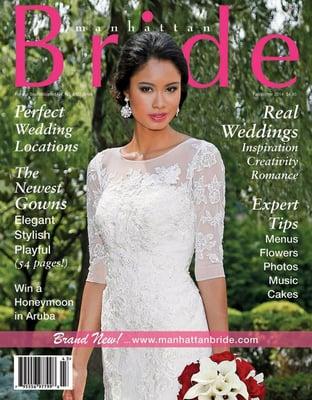 On the cover of Manhattan Bride Fall/Winter 2014
Makeup And Hair by Maira Ortiz