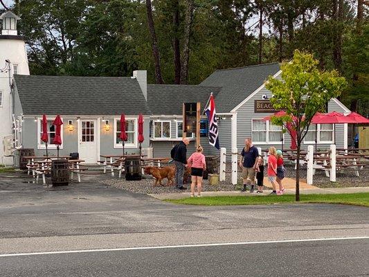 Front of restaurant