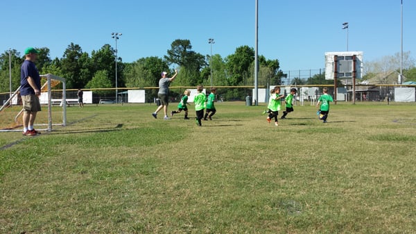 Little soccer league.