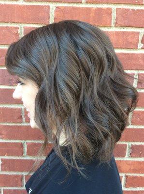 Beautiful Textured Long Bob