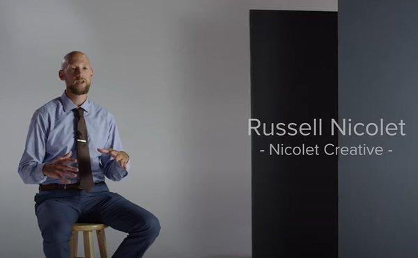 Russell Nicolet, founder of Nicolet Creative, Inc.