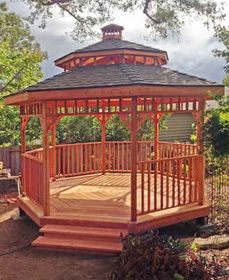 Octagon gazebo in Sebastopol.