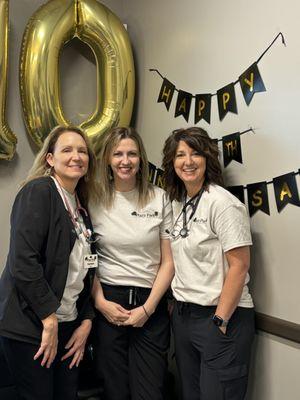 Carleen, Elise and Shannon, NP's