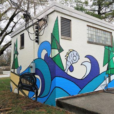 Alice Carter Place Mural 2020 by Ess McKee