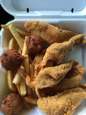 5 piece fish dinner