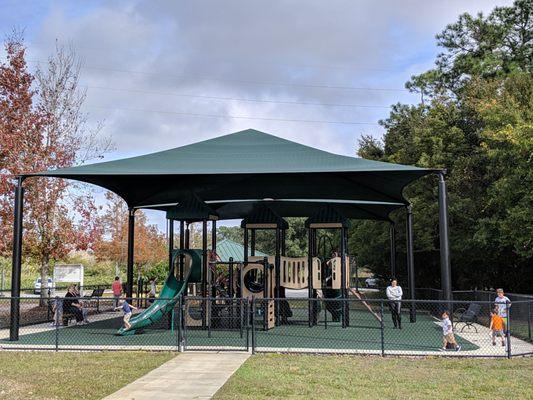 Play area, right next to the baseball field