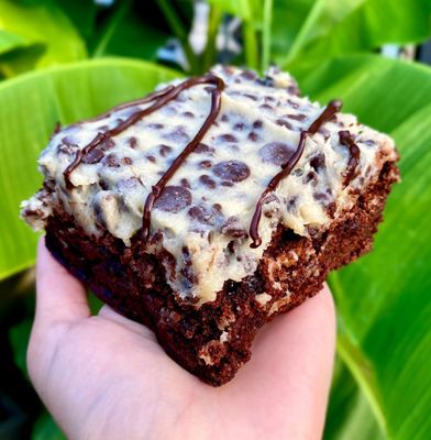 Cookie dough brownie