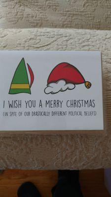 Example of Christmas cards