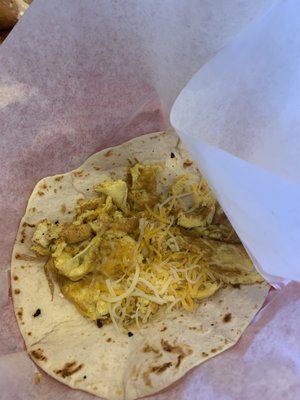 Egg & Cheese Taco