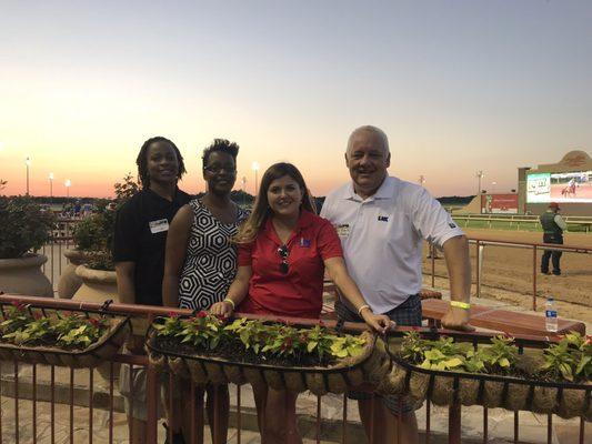 Link Staffing at Lone Star Park.