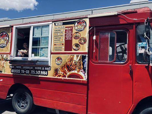 Cheli's food truck menu