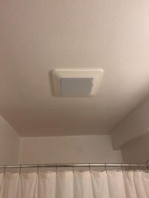 Replace bathroom exhaust fan