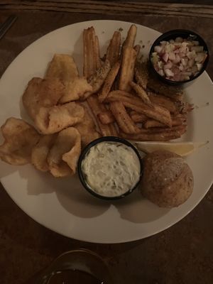 Bluegill fish fry