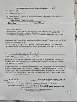 Dennis P Block is their lawyer, search the reviews and articles about them faking court cases!