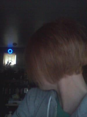 Back of my asymmetrical haircut