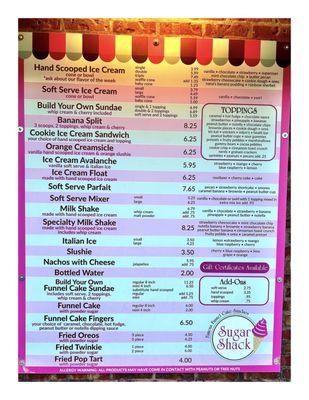 26th Street Sugar Shack . 630 W 26th St, Chicago, IL  Ice Cream Milk Shakes  Italian Ice Famous Funnel Cake Sundae . Cool!