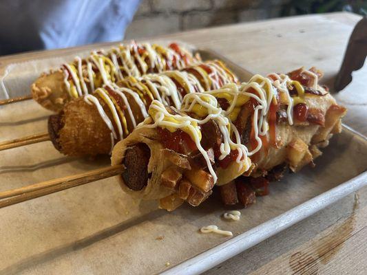 Korean corn dogs