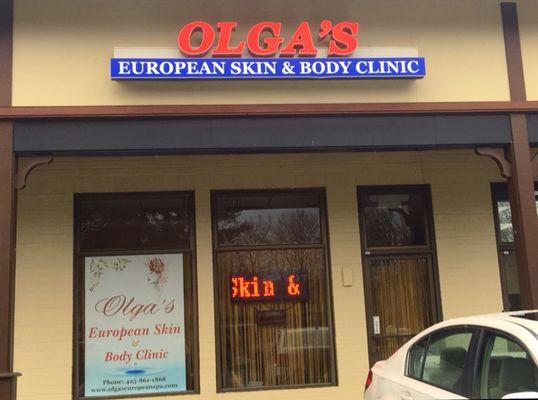 Our studio is located Inside Olga's European Skin & Body Clinic