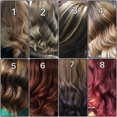 Lots of hair color to choose from. All created by me.