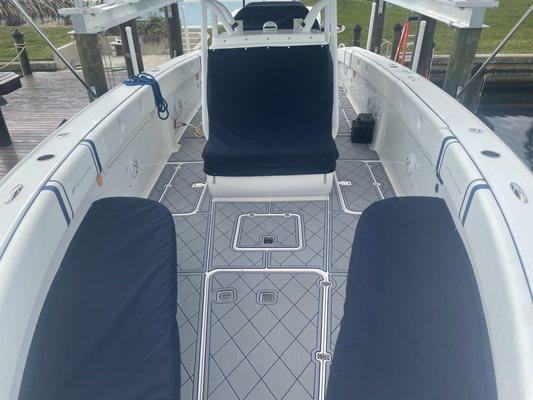 Protective covers for boat seats Cushions