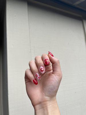 Lunar new year nails