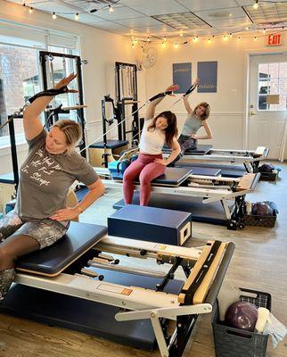 Group Pilates Reformer Class