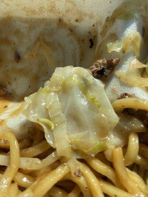 A maggot in my food!