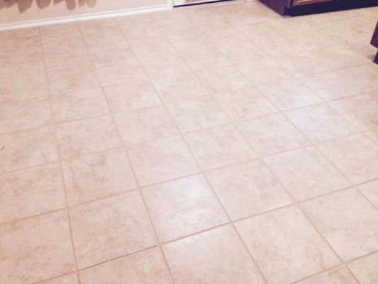 After Empire cleaned and resealed the grout