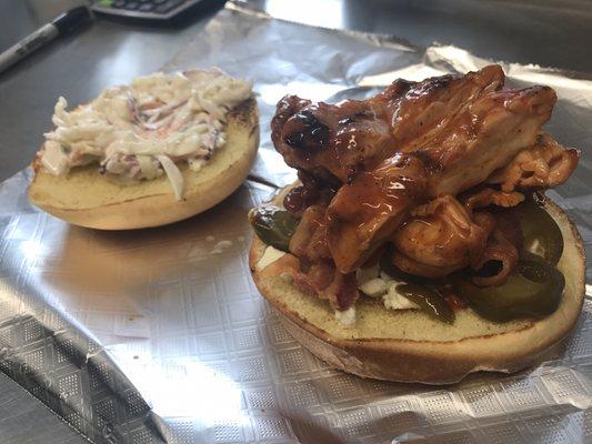 Flame Grilled Buffalo Chicken sandwich