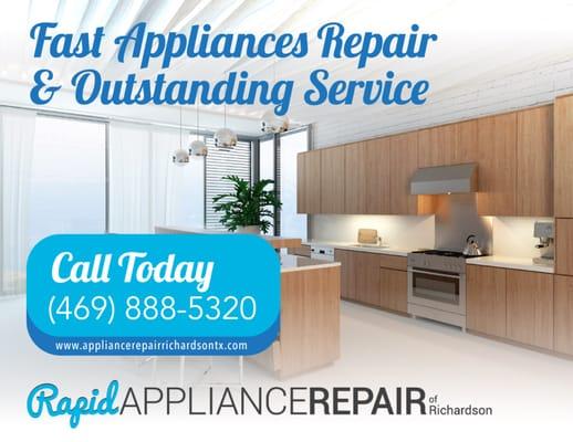 Fast Appliances Repair and Outstanding Service
 http://www.appliancerepairrichardsontx.com