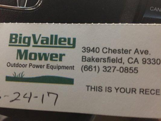 Big Valley Mower