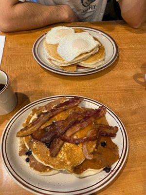 Blueberry Pancakes Breakfast