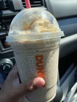 Ice spice munchkin drink quite possibly the best Dunkin drink ever! Tastes like drinking coffee dipped donuts