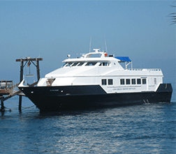 The vessel Challenger of LBMI. Hands on educational vessel.