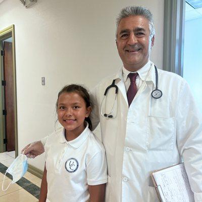 My daughter and her Dr since she was born 10 years later