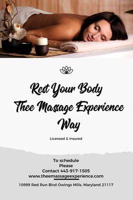 Thee Massage Experience