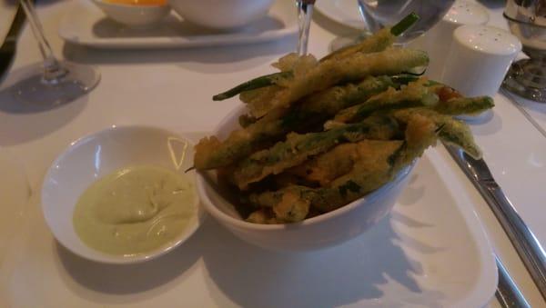 Tempura string beans