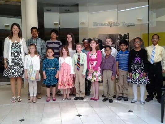 GLSM Group Photo after Spring Recital at Eton Place, April 27, 2014