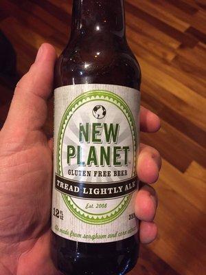 Gluten free "beer."  Nope.  Sucks.  But, at least Flick's carries it.