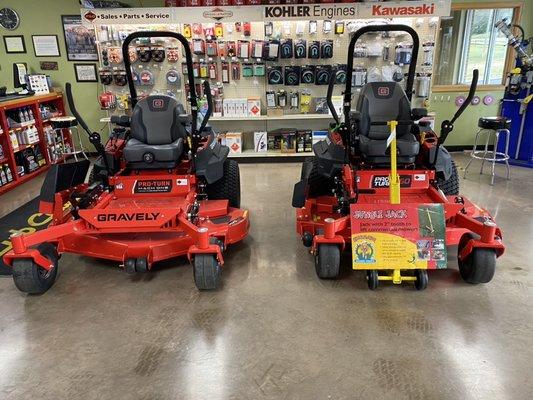 Gravely commercial mowers