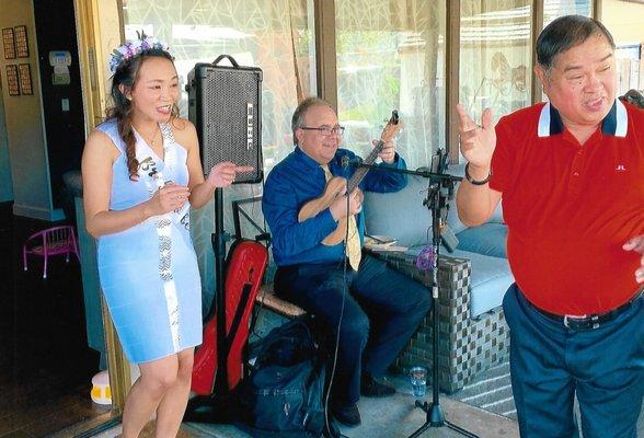 Ukulele and Singing at a Bridal Shower