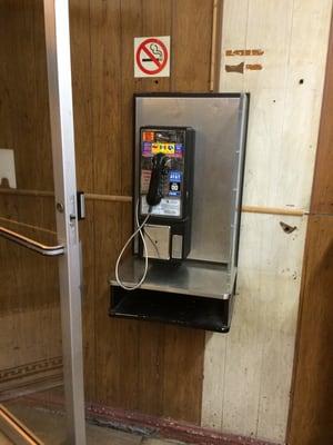 pay phone available