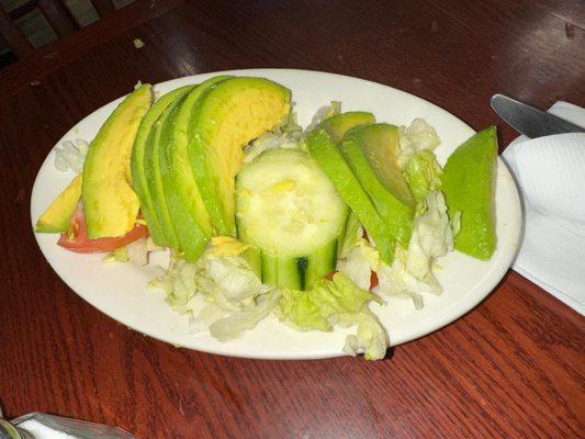 Ensalada con aguacate