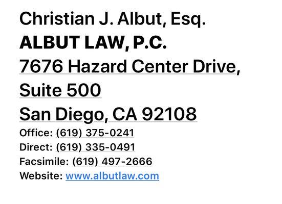 Here's  the Lawyers Contact
 Info !!