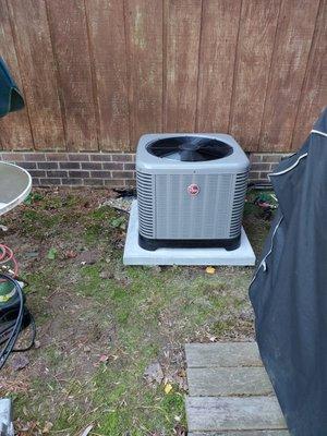 New heat pump.