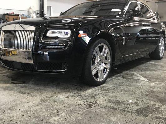 2017 Rolls Royce wrap with Xpel Ultimate And Ceramic Pro Gold Package