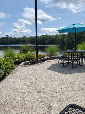 Outdoor seating area